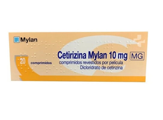 3725488 Cetirizina Mylan MG, 10 mg (x20 comprimidos revestidos) - Image 1