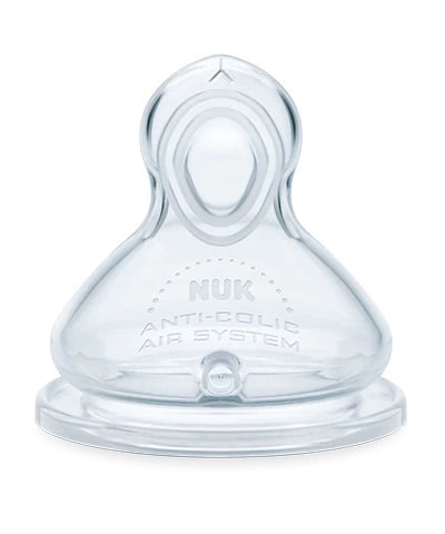 6856724 NUK First Choice+ Tetina Silicone 6-18M No Colic, Controlo de Fluxo 2 Unidades - Image 1