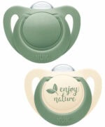 NUK FOR NATURE Chupeta Silicone 0-6M 2 Unidades